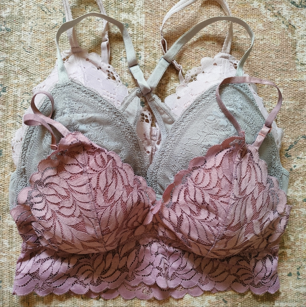 H&M Grey Lace Bralette - Picture 4 of 13